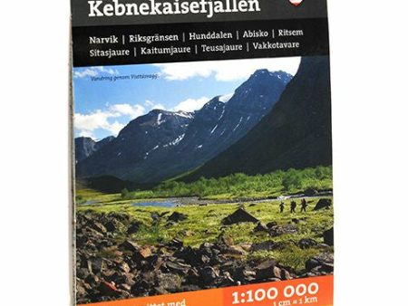 Kebnekaisefjällen fjällkarta, 1:100 000 Hot on Sale