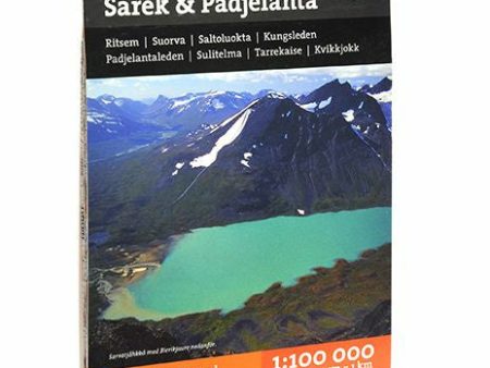 Sarek & Padjelanta fjällkarta, 1:100 000 For Sale